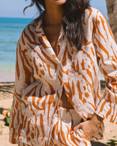 Printed Linen Natal Shirt |