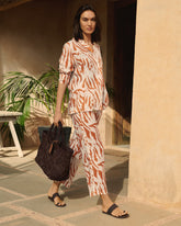 Printed Linen Natal Shirt |