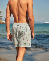 Printed Nylon Swim Shorts |