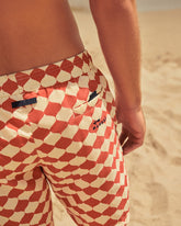 Stone Washed Printed Nylon Swim Shorts |