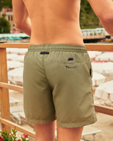 Stone Washed Nylon Swim Shorts |