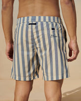 Printed Macro Stripes Swim Shorts |