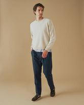 Cashmere Monterey Crew Neck |