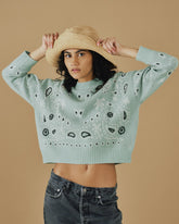 Cashmere Zephyr Crew Neck |