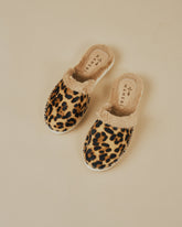 Calf Hair With Faux Fur Slippers |