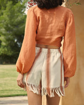 Cotton Silk Blend Bora Bora Shorts |