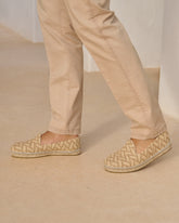 Raffia Zig-Zag Espadrilles |