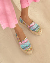 Raffia Jute Mix Double Sole Espadrilles |