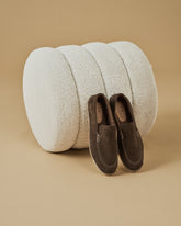 Suede With Faux Fur Loafers Espadrilles |