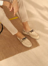 Suede Boat-Shoes Espadrilles |