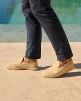 Suede Traveler Loafers Espadrilles |