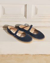 Suede Mary Jane Espadrilles |
