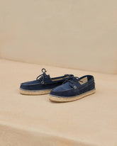 Espadrillas in pelle scamosciata modello barca |