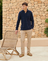 Organic Terry Cotton Antonello Polo Shirt |
