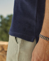 Organic Terry Cotton Olive Polo Shirt |
