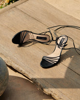 Savana Leather Braided Heels |
