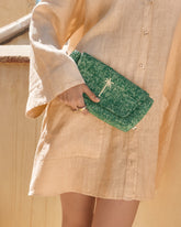 Raffia Pouch Bag |