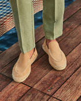 Suede Traveler Loafers Espadrilles |