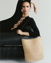 Raffia Cassie Bucket Bag |
