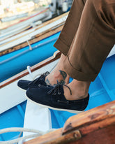 Swan Suede Boat Shoes |