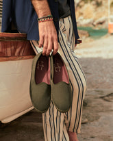 Brummel Lyocell Linen Blend Venetian Slippers |