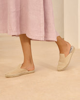 Suede Mules |