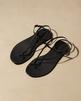 Kate Leather Knot Sandals |