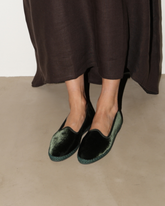 Demi Silk Velvet<br />Venetian Slippers |