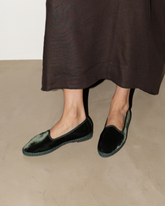 Demi Silk Velvet<br />Venetian Slippers |