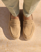 Suede Loafers Espadrilles |