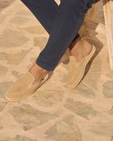 Suede Traveler Loafers Mules |