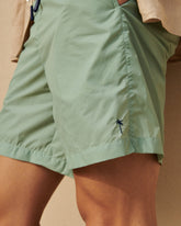 Solid Color Swim Shorts |