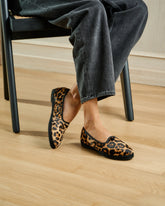 Calf Hair Venetian Slippers |