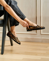 Calf Hair Venetian Slippers |