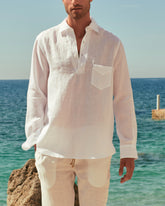 Linen Nassau Polo Shirt |