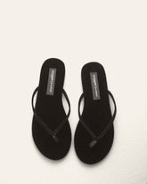 Phoebe Velvet Thong Sandals |
