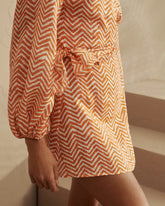 Printed Linen Biarritz Dress |