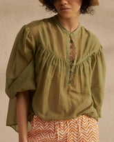 Silk Cotton Voile Baja Shirt |