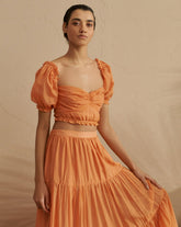 Silk Cotton Voile Floreanopolis Top |