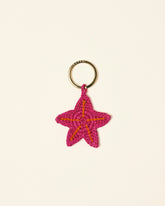 Raffia Starfish Keyring |