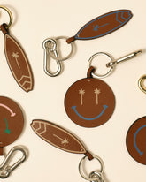 Leather Surf Keyring |