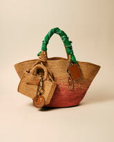 Leather Surf Keyring |