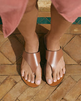 Leather Thong Sandals |