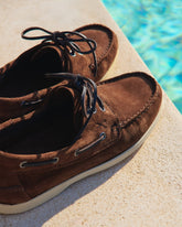 Swan Suede Boat Shoes |