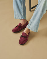 Paradiso Suede With Faux Fur Moccasins |