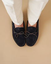 Paradiso Suede With Faux Fur Moccasins |