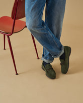 Paradiso Suede With Faux Fur Moccasins |