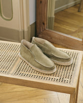 Suede Traveler Ankle Boot Espadrilles |