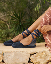 Suede Flat Valenciana Espadrilles |