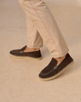 Suede Traveler Loafers Espadrilles |